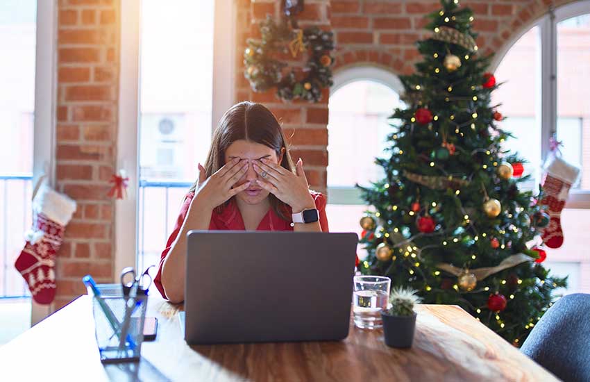 Christmas work ad