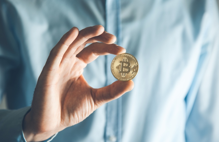 bitcoin businessman ad